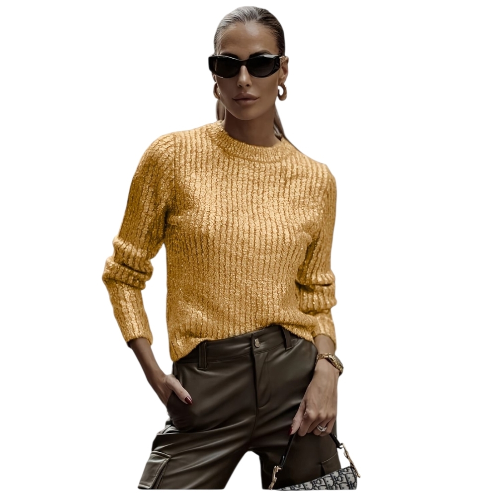🦄Kim Rogers Yellow Sweater
